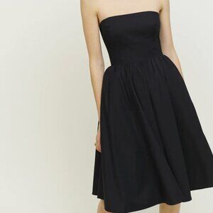 Reformation Buttercup Dress Black - Size 4